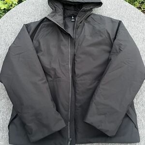 all in motion Black Hooded Puffer Jacket